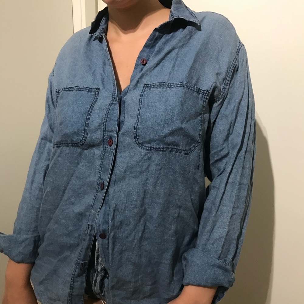 Denim Button Down